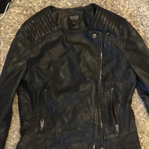 Gorgeous topshop faux leather jacket